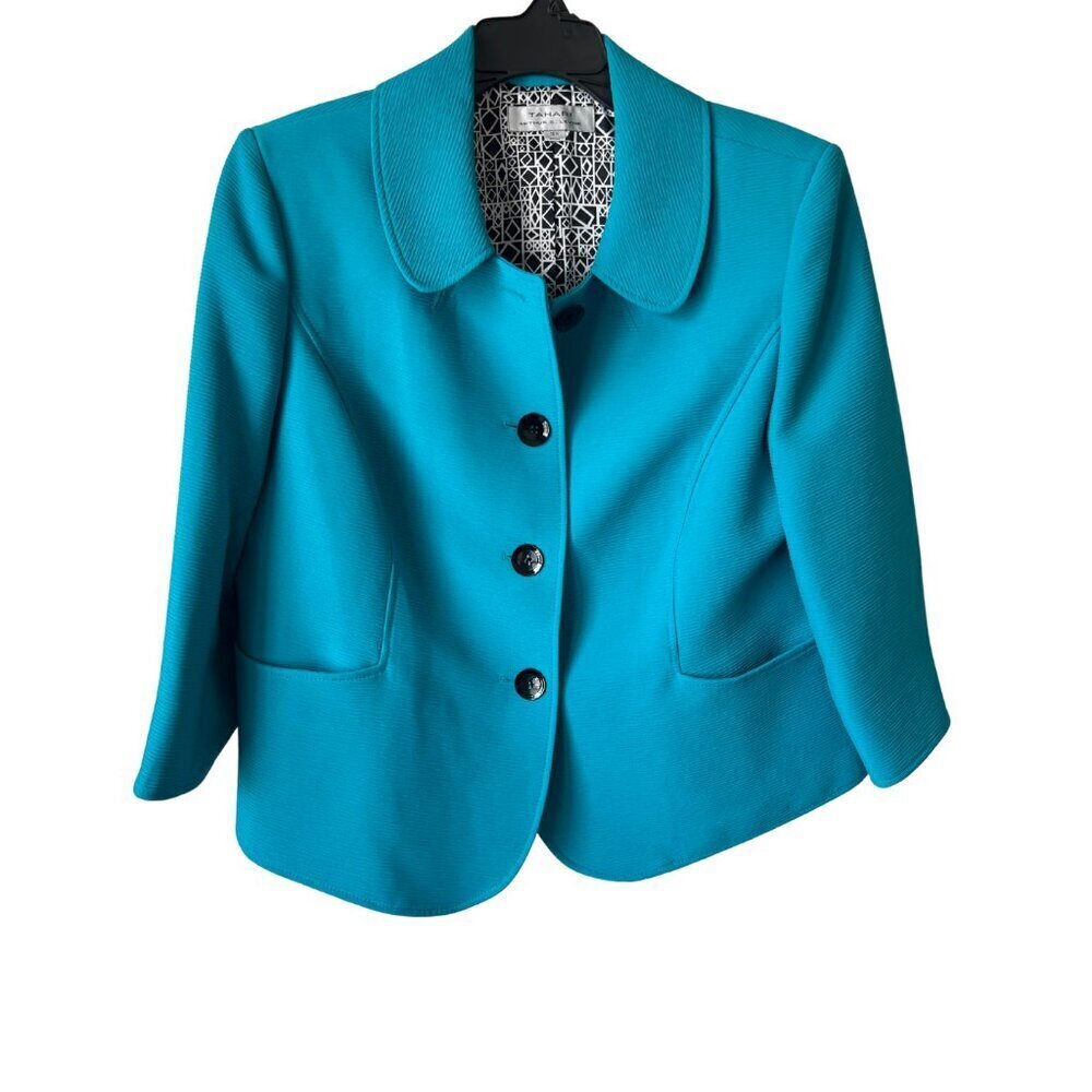Women's Tahari by Arthur Levine 3-Button Blazer, 16W